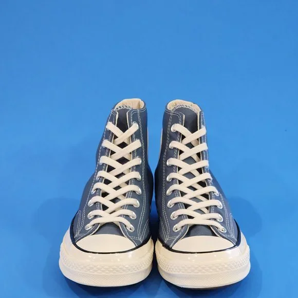 Converse Chuck 70 Hi Deep Waters/Egret/Black Canvas Unisex Sneakers A00752C NWT - Picture 6 of 6
